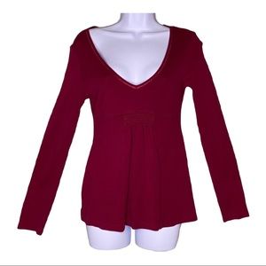 Vintage Victoria’s Secret Tee Shop Deep Rose Top M